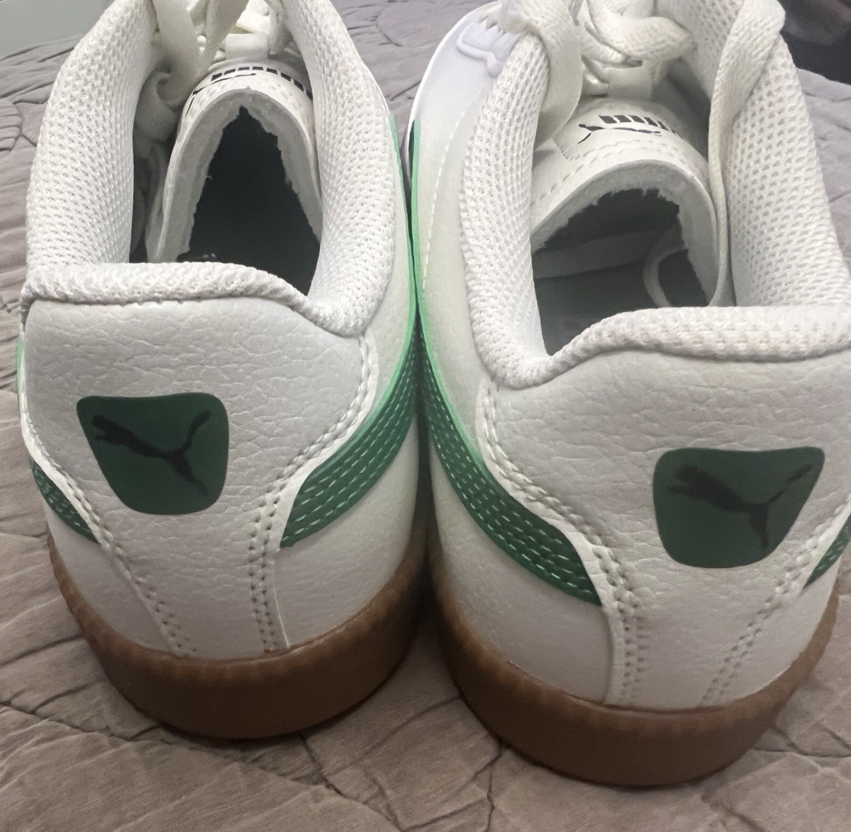 Puma Men's White/Green 9-T SL Trainer Sneakers Sz 9 Style Code