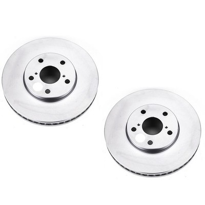 SET-P15JBR716EVC-2 Powerstop Brake Discs 2-Wheel Set Front for Lexus SC430 GS300