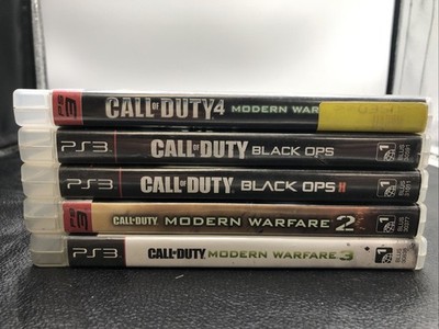 J4 PlayStation 3 - Lot (5) - Call Of Duty, Blacks Ops, Modern Warfare