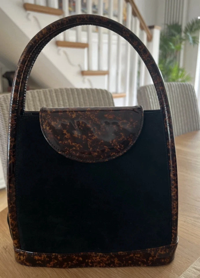 Vintage Russell & Bromley Stuart Weitzman Tortoiseshell Handbag - Image 1 of 4
