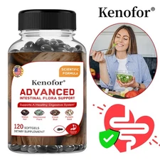 Advanced Intestinal Flora Support-Digestive Health,Constipation Relief-30to120ct