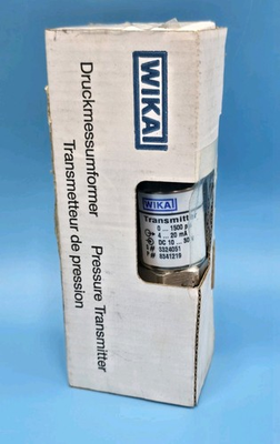 #ad #ad New Wika 8341219 Gauge Pressure Sensor Oil 1500psi Max 10 30 VDC IP65 1 2 NPT $589.95