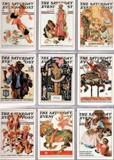 lot de 10 cartes 1995 21st archives j c leyendecker
