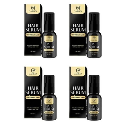 CARISTA hair serum set of 4 pieces, goat milk protein for hair, 1 bottle  30 ml
