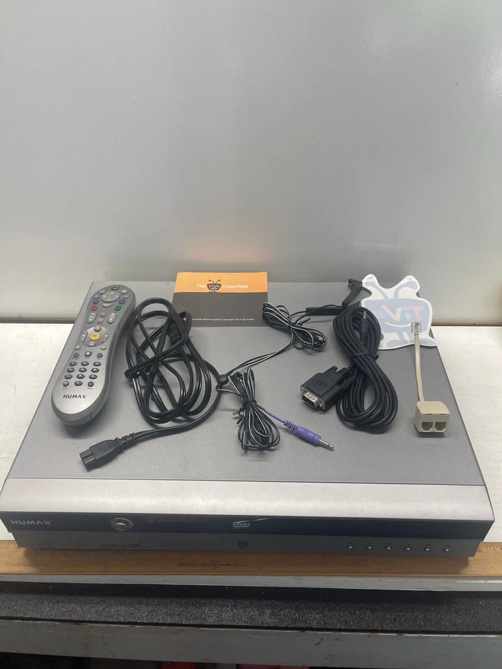 Vintage Humax TiVo DRT800 DVD-R/RW Recorder DVR W/Remote, Box & Cables - Image 2 of 4
