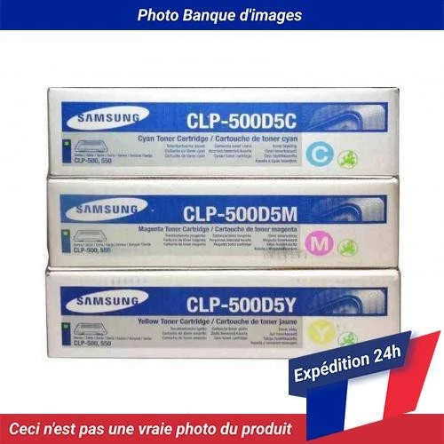 Samsung CLP-500 Toner CMY Pack of 3 - Photo 1/1
