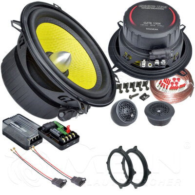 GROUND ZERO LAUTSPRECHER für AUDI A3 8L 1996-2004 Front Vorn 2-Wege 130W #BC5A