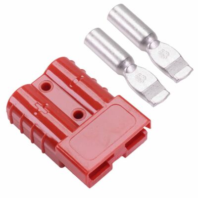 Red Power Battery Connector 175A 600V with Terminals Compatible with ...