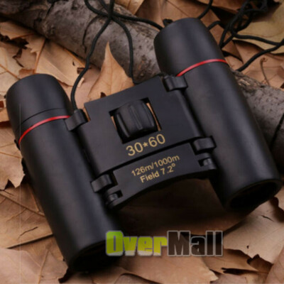 Binoculares Potentes HD 30x60 de 2000M Mini Telescopio Plegable de Largo Alcance