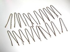 Vintage Lot of 20 Diane Hair Pins Bobby Pins Sticks Bronze Tone, 1 3/4" , France