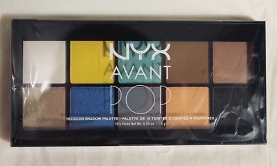 NYX Avant Pop 10 Color Shadow Palette APSP02 Surreal My Heart Brand New Sealed