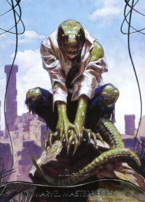 Marvel Masterpieces 2020 Base Card [1499] #45 Lizard