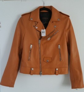 coach leather coat