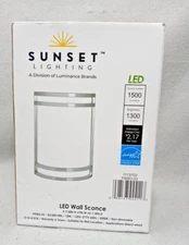 Sunset Lighting F9983-53 LED Wall Sconce Direct Wired 8"x7"x4" Energy Star NIP