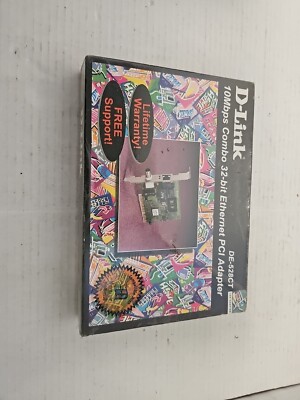 D-LINK DE-528CT 10Mbps Combo 32-Bit Ethernet PCI adapter (NEW)