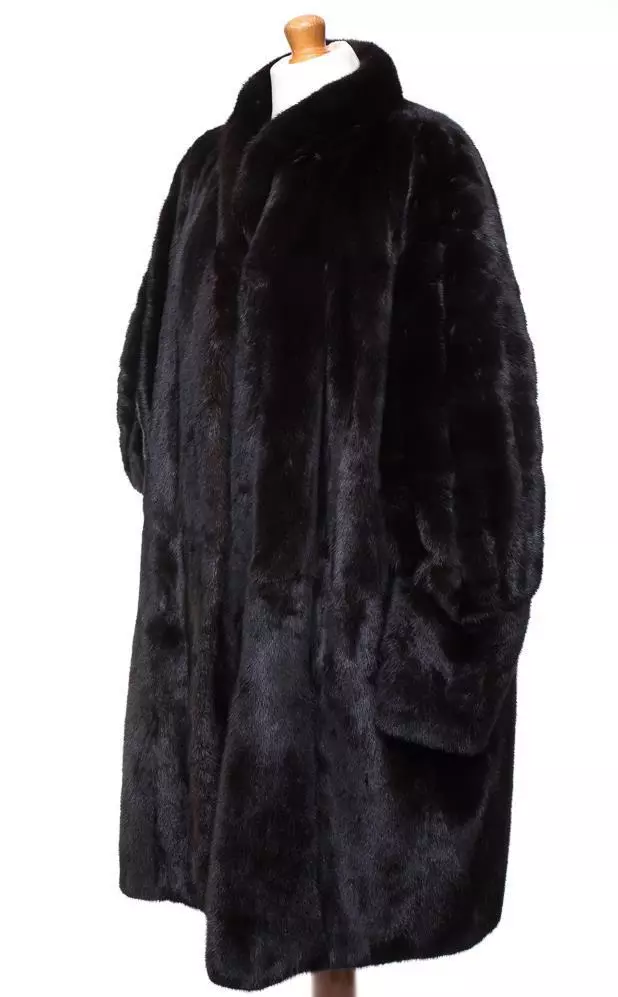 Saint laurent mink coat clearance