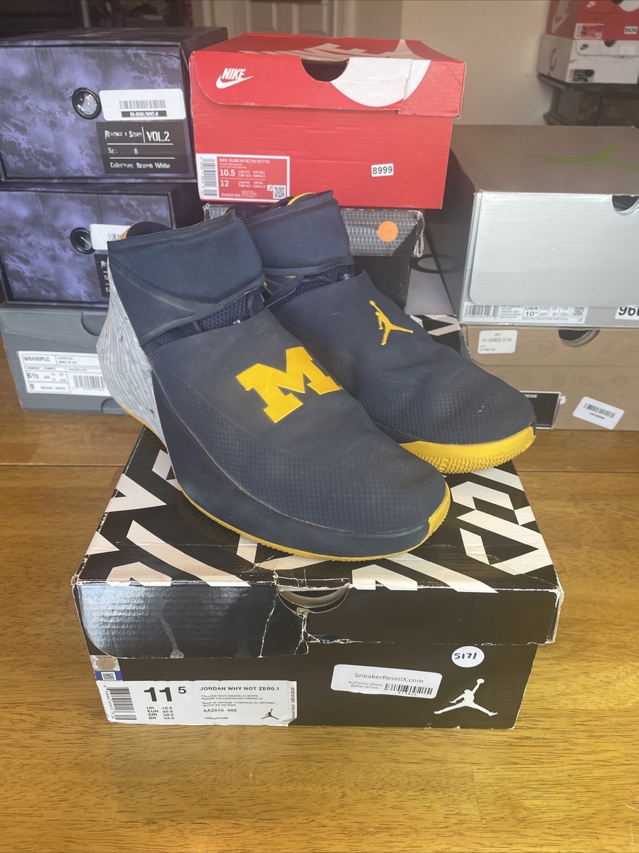 Sz Jordan 'Why Not?' Michigan 2018 Clean AF OG Box $350 on  StockX