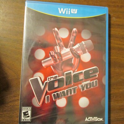 THE VOICE~I WANT YOU~2012 NEW SEALED NINTENDO Wii U GAME~RATED E 10+~USA GAME