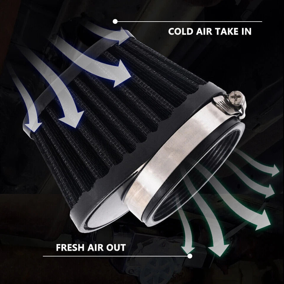 4 x 60mm Air Filter Pods For 1993-2003 Triumph Thunderbird Legend TT 900 MIKUNI Foto 4 de 4