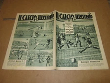 IL SOCCER ILLUSTRATO N°11 MARCH 1940 AMBROSIANA-TRIESTINA GOAL GUARNERI JUVENTUS