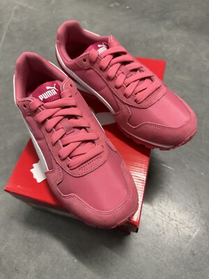 NIB Puma ST Runner NL Jr Rapture Rose/White (358770 20) Size 6C/38