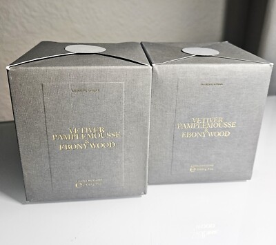 candles ZARA *VETIVER PAMPLEMOUSSE EBONY WOOD