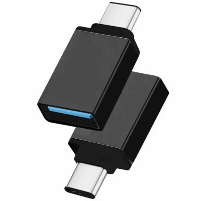 USB-C To USB A Female Adapter | OTG Converter For Android Phones, Tablets, Laptops