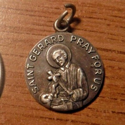 St Gerard Sterling Silver Catholic Medal #2 | eBay