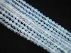 Glass Beads Created Moonstone (Opalite) 6mm Round Beads 35cm Strand