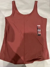 NO BOUNDARIES FITTED SUPERSOFT CLAY BRICK SCOOP  Stretch Knit TANK SZ. Jr. 3XL *