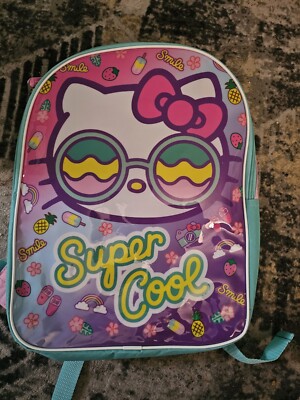 HELLO KITTY “SUPER COOL” BACKPACK Hello Kitty Backpack Sunglasses Super Cool School Bag  main image 4