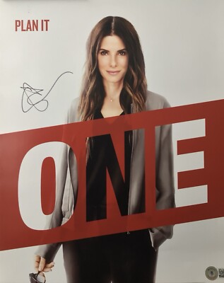 Sandra Bullock original signiertes ein 14x11 Foto Beckett Echtheitszertifikat