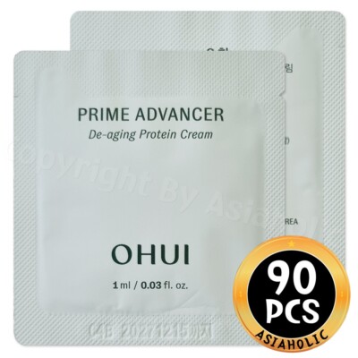 O HUI Prime Advancer De-aging Protein Cream 1ml x 90pcs (90ml) Sample Newest Ver