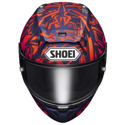 New SHOEI X-Fifteen Helmet - Marquez Dazzle TC-10 - Large - #77