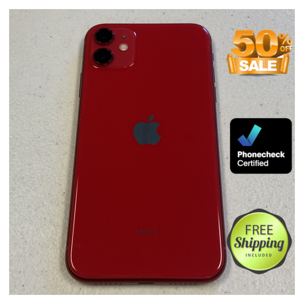 Apple iPhone 11 64GB 128GB Unlocked Verizon Tracfone T-Mobile Straight Talk Goo