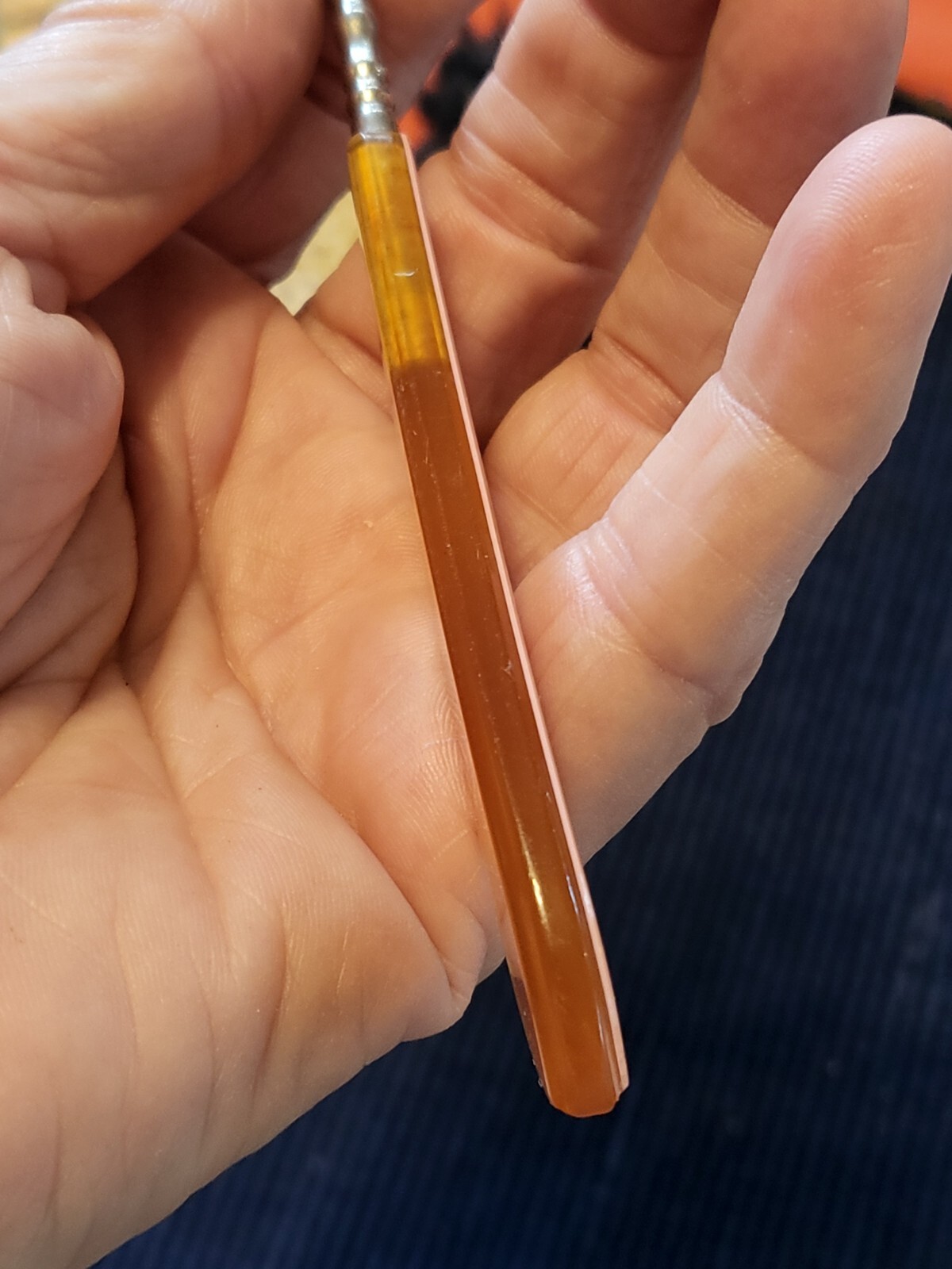 Unique ANTIQUE BUTTON SHOE BOOT HOOK CELLULOID Pe… - image 4