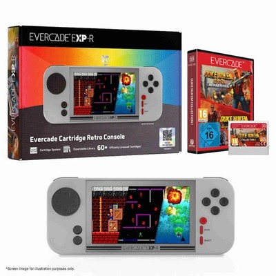 Blaze Evercade - EXP-R Handheld + Duke Nukem Collection 1 - Bundle