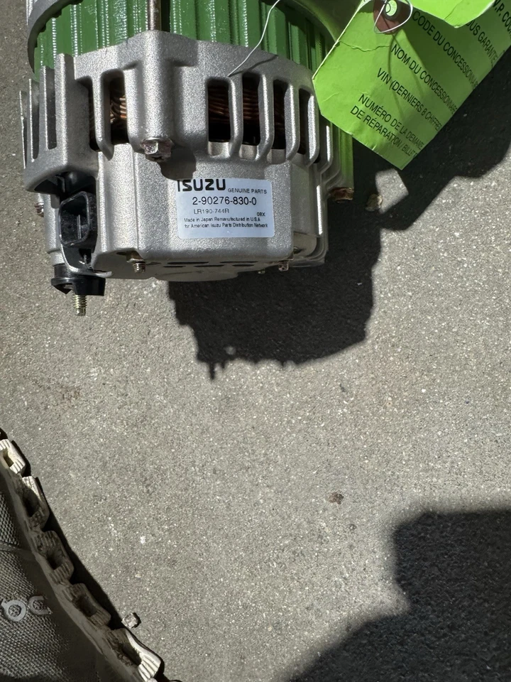 Alternador para Honda Passport 3.2L Isuzu Amigo Rodeo 1998-2002, Axiom Rodeo 3.5L - Imagem 3 de 4