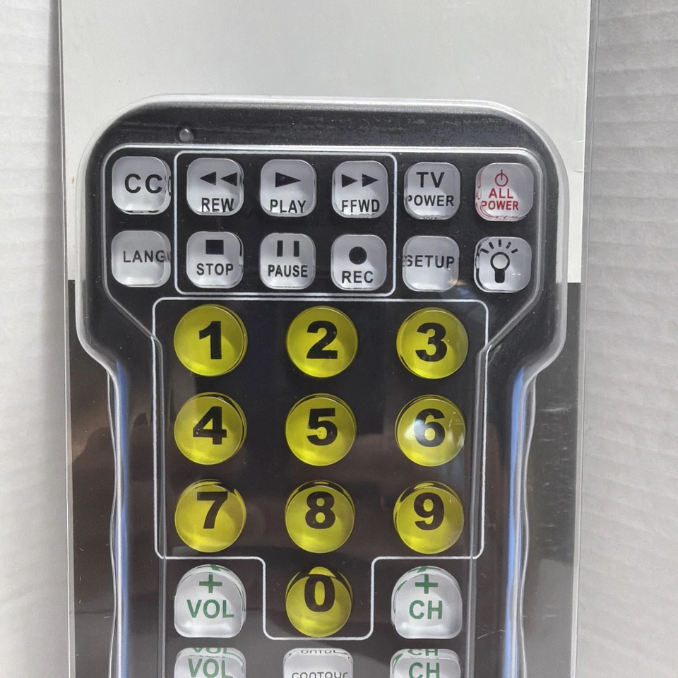 NEW SEALED Genuine COX Large Backlit Button Remote Control 8" x 3"  Settop Boxes - Image 2 of 4