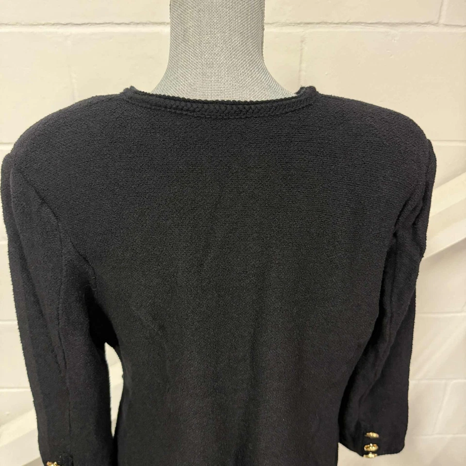 St. John Collection by Marie Gray Women’s Size 16 Knit Button Cardigan Sweater - Image 4 of 4