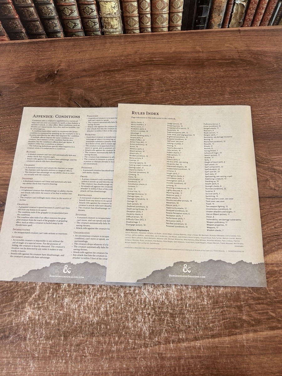D&D Lost Mine Of Phandelver Booklet & Starter Set Rulebook | eBay