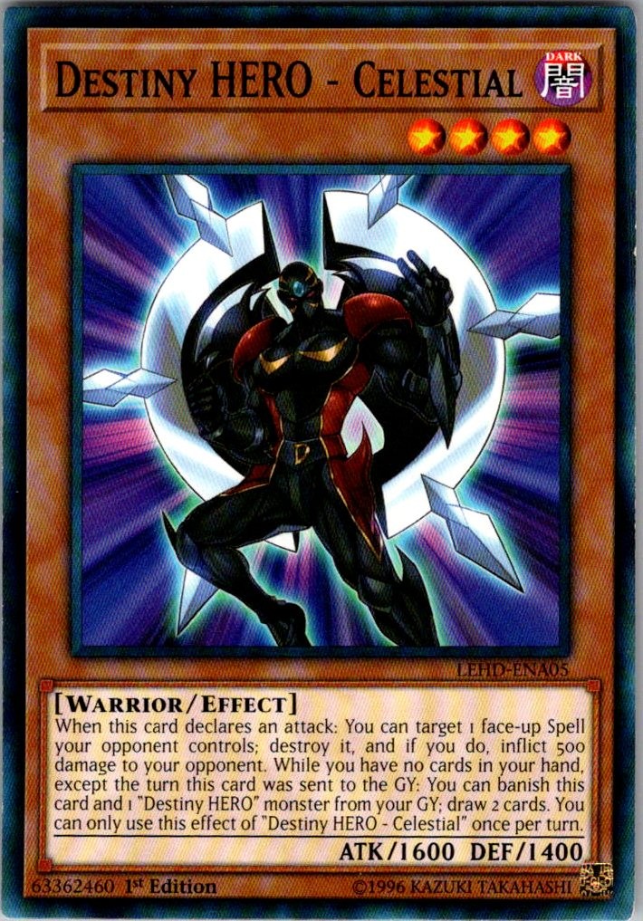 Destiny HERO - Celestial Duel Overload DUOV-EN069 1st Edition Yu-Gi-Oh NM