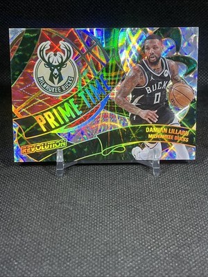 Damian Lillard 2024-25 Panini Revolution PRIME TIME SSP Case Hit Milwaukee Bucks