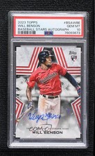 2023 Topps Series 1 Baseball Stars Will Benson #BSA-WBE PSA 10 GEM MT Auto n0c
