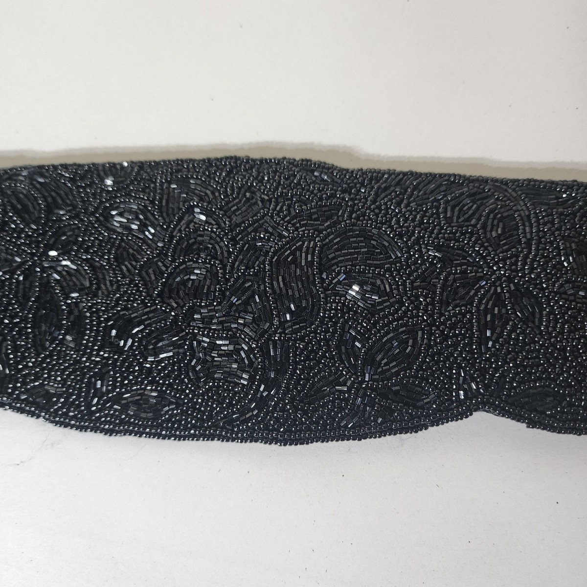 NWT Talbots Black Grosgrain Ribbon Silver Metal Square Snaps Tied Waist Belt S Crystal Embellished Belt | Talbots main image 4