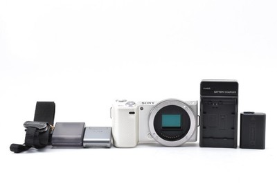 Exc Sony NEX-5N Spiegellose Digitalkamera Body ShutterCount5024 Weiß 051