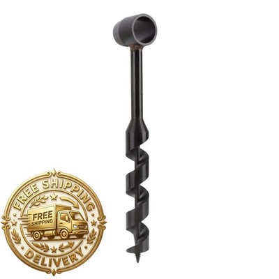 Jectse 1 Inch Manual Auger Drill Bit T Handle Wood Auger For Bushcraft Backpack
