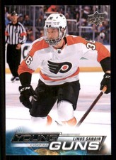 2022-23 Upper Deck #217 Linus Sandin Young Guns RC