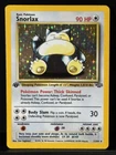 Pokémon Snorlax Jungle 1st Edition Holo Card 11/64 MP+