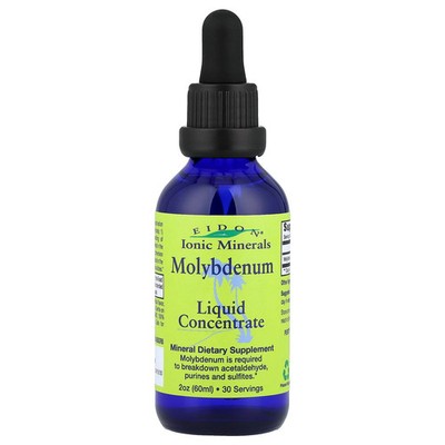 2 X Eidon Ionic Minerals, Molybdenum, Liquid Concentrate, 2 oz (60 ml)